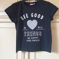 Tshirt e crop top nero donna