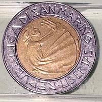 moneta lire 500 Repubblica di San Marino