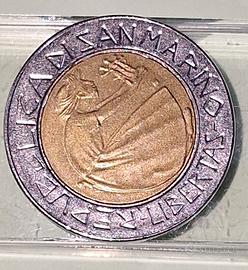 moneta lire 500 Repubblica di San Marino