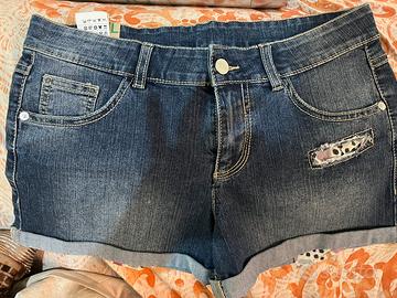 Pantaloncini jeans donna taglia 3XL