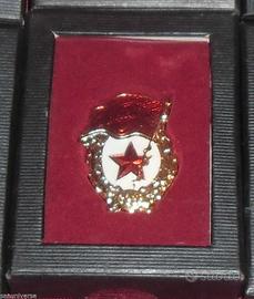1 Spilla Pins fregio stella armata rossa comunista