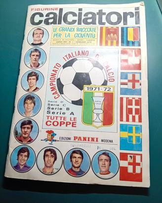 Album figurine calciatori Panini 1971-1972