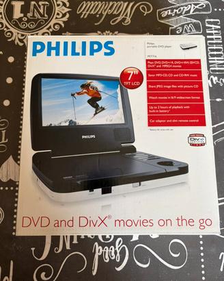 Lettore Portatile DVD DivX MP3 Player Philips