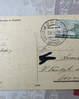 Congresso filatelico Brescia 1926