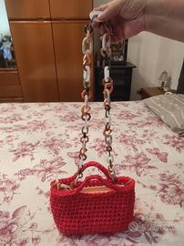 borsa con tracolla fatta a mano 