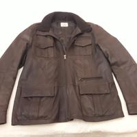 Giacca pelle martellata