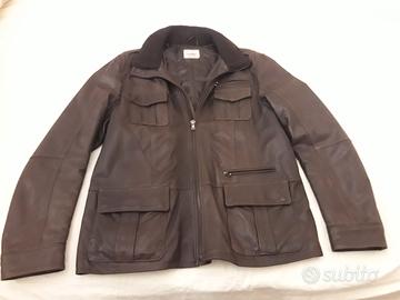 Giacca pelle martellata