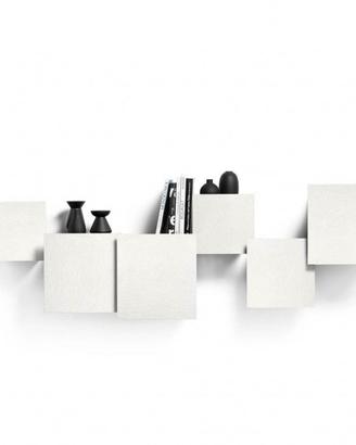 Libreria-comodino-pensile ha parete DOI della Mogg