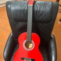 Chitarra 3/4 con custodia a zaino