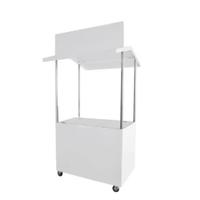 Carrello personalizzabile con tettino per esposizi