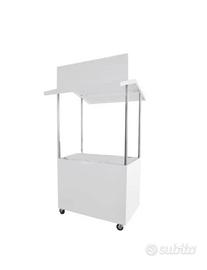 Carrello personalizzabile con tettino per esposizi