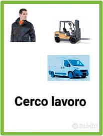 Carrellista operaio anche part time autista locale