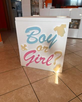 scatola baby shower