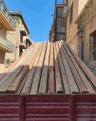 Travi in legno lunghezza 5 metri
