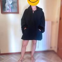 Poncho Mantella Nero - Tg Unica