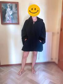 Poncho Mantella Nero - Tg Unica