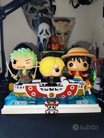 Base per Funko Pop One Piece
Luffy,Zoro,Sa