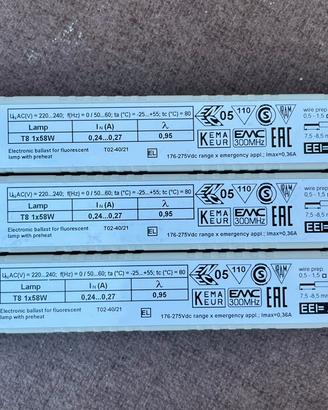 BTL 158 alimentatore multilampada elettronico
