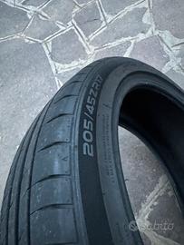 coppia gomme  estive 205 45 r17