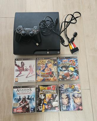 PS3 Slim + Controller Originale + 6 Giochi