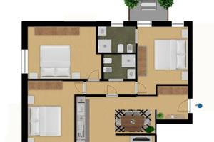 Appartamento di 110 m² con 3 locali a Roma