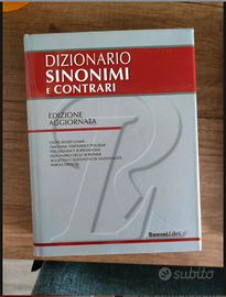 Dizionario sinonimi e contrari italiano - Libri e Riviste In vendita a  Venezia