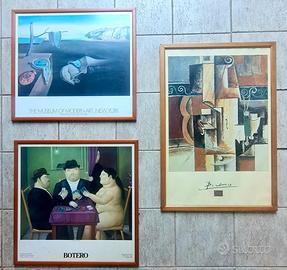 Quadri poster Dalì Picasso Botero