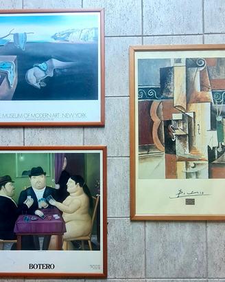 Quadri poster Dalì Picasso Botero