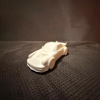 Scultura Porsche in Resina effetto erosione