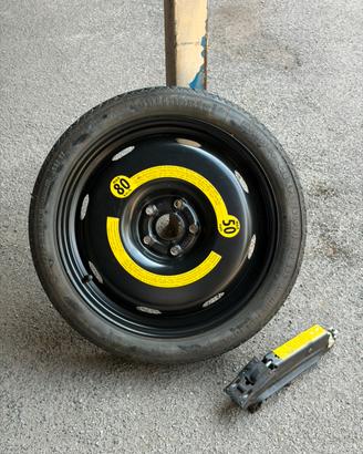 Ruota di scorta 125/70 r18 audi volkswagen golf