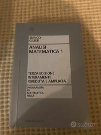 Libro di Analisi Matematica 1