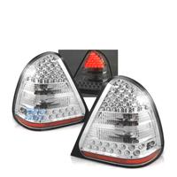 FARI LED PER MERCEDES W202 C-KLASSE 93-00 CROMATI 
