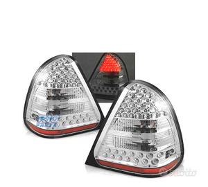 FARI LED PER MERCEDES W202 C-KLASSE 93-00 CROMATI 