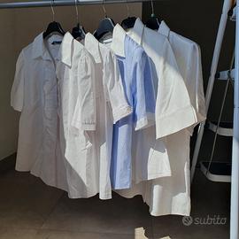 Lotto 5 camicie donna manica corta