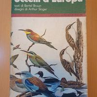 uccelli d'Europa mondadori 1975 libro 