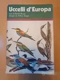 uccelli d'Europa mondadori 1975 libro 