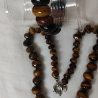 occhio di tigre collana e bracciale 