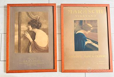 Coppia di locandine “Maraschi” Vigevano