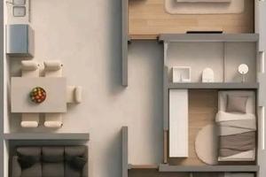 Accogliente trilocale semi arredato a Marchirolo