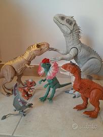 Lotto 6 dinosauri Mattel Jurassic World