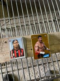 Lotto carte figurine WWE e Calcio vintage