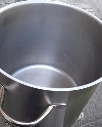 Pentola Inox Paderno 2 manici Diametro 28 h26