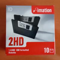 Confezione 10 floppy disk Imation 1.44MB (NUOVI)