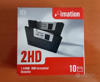 Confezione 10 floppy disk Imation 1.44MB (NUOVI)