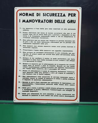 cartello vintage 