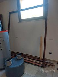 porta finestra in legno 