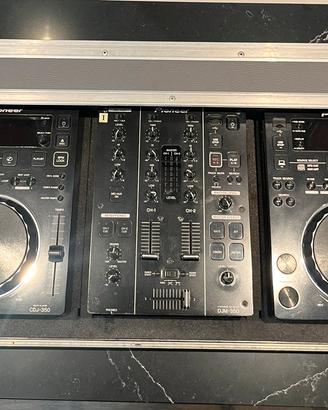 SET DJ PIONEER CDJ-350 + DJM-350 + CASE