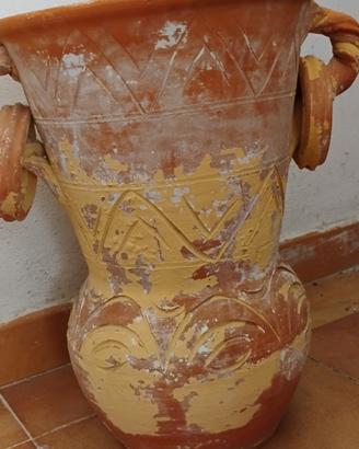 Anfora rustica decorativa degli anni '90.