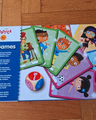 Gioco in scatola con 10 giochi educativi diversi