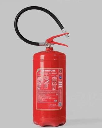 ESTINTORE POLVERE KG 9 , CARTELLO, STAFFA 